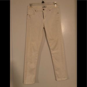 F21 White skinny jeans
